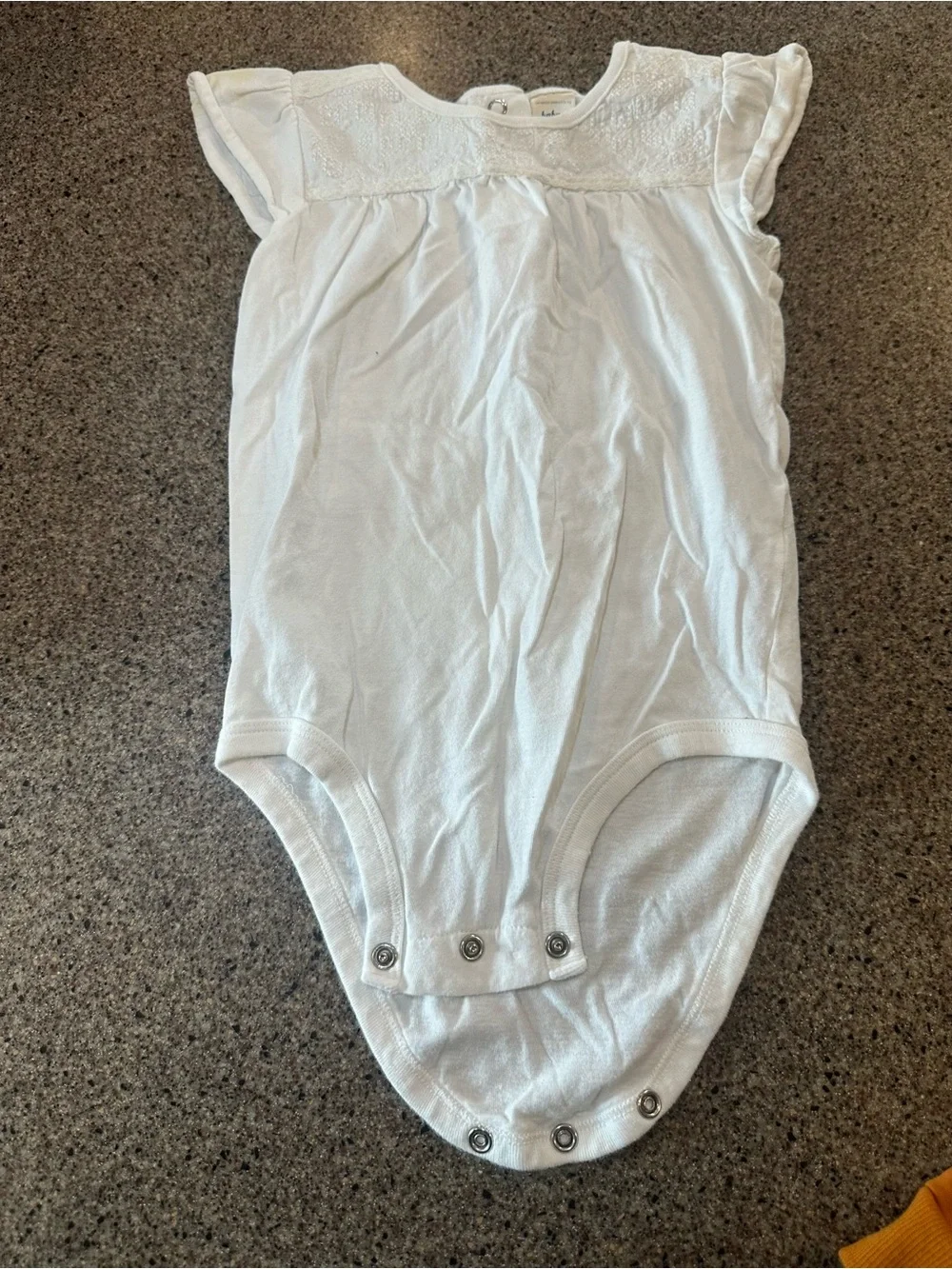 Classic White Baby One-Piece Bodysuit